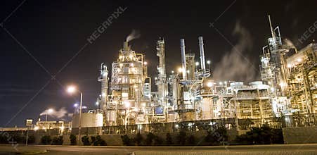 Oil refinery and industry