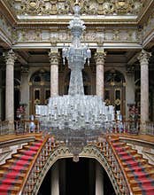 Baccarat chandelier in Dolmabahce Palace, Turkey