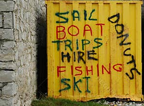 Sail, boat, trips, hire, fishing, ski, donuts
