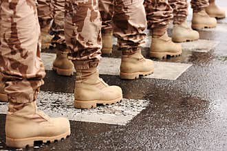 Military boots