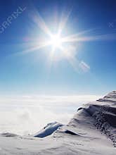 Sun and snow
