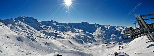 Alps Winter Panorama