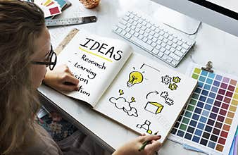 Idea Innovation Research Vision Learning Concept