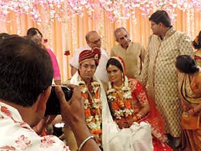 Rituals of traditional Hindu wedding, India
