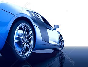 Modern sport car