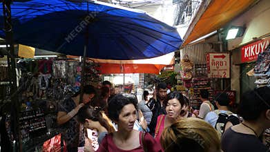 Tourists and Locals at Chatuchak weekend market