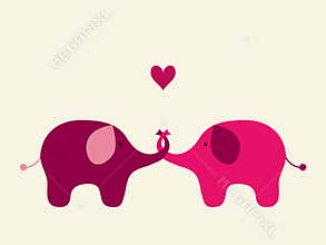 Elephants' love