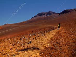 Hiking Haleakala Crater, Maui