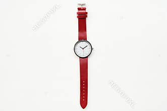 Red wristwatches