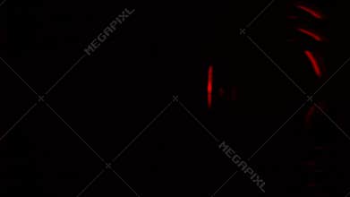 Red Alert Alarm Light Flashing Closeup