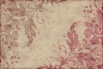 Vintage floral Scrapbook Background