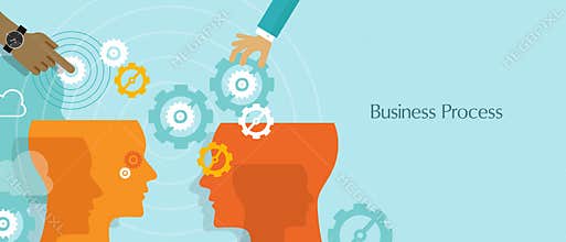 Business process gears management work flow