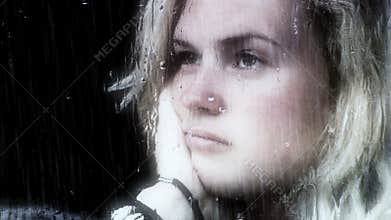Thoughtful girl