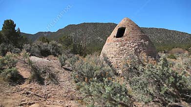 Charcoal Kiln Dolly Shot