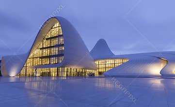 Heydar Aliyev Center in Baku.Azerbaijan