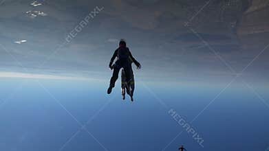 Skydiving video.