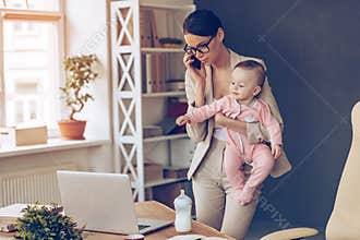 It is not easy to be a working mom!