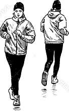 Women at jog