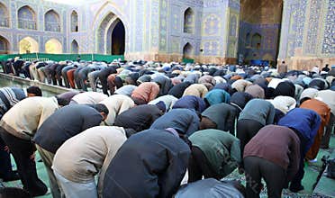 Muslim Friday mass prayer