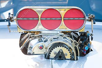 Powerful vehicle engine