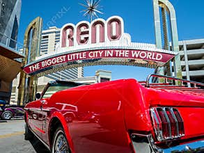 Hot August Nights event, downtown Reno, Nevada