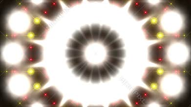 Colorful flashing lights, loop