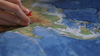 Pin specify the location on the map