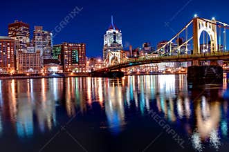 Pittsburgh Skyline at Night