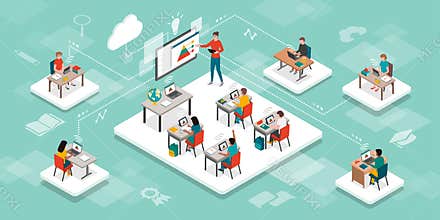 E-learning, online education and virtual classroom