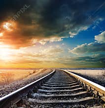 Railway to horizon