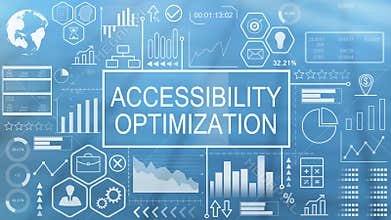 Accessibility optimization, animated typography