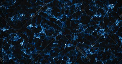 Abstract blue shiny texture wave material movement background, seamless loop