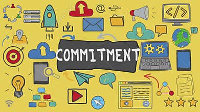 Commitment, Graphic Concept Illustration