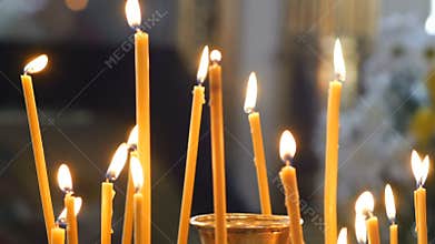 Candles in the church