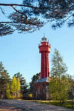 Ristna lighthouse on the island Hiiumaa
