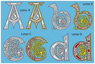 Ancient Celtic alphabet