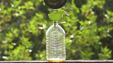 Collection and recycling of used household edible oil