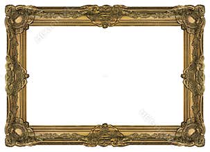 Large Old Gold Frame 002