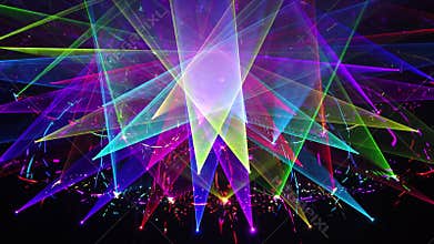 Macau Teamlab Supernature Flower Blossom Theatre Stage Lighting Colorful Imagination Laser Entertainment 3D Projection Mapping