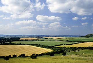 Rolling english countryside