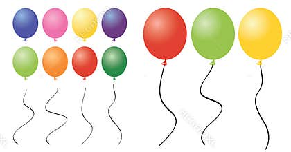 Balloon Clipart Pieces