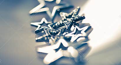 The blurred military star