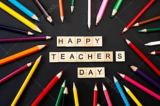Happy teachers day card