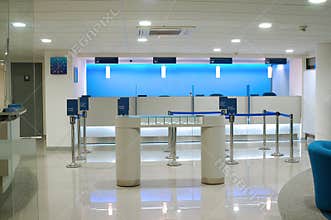 Bank interior