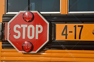 School Bus Stop sign
