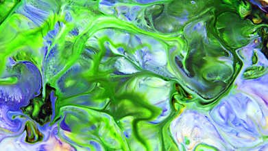 Abstract Colorful Paint Ink Explode Diffusion Psychedelic Blast Movement.