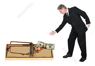 Risk, Greed Concept for Business, Sales, Marketing