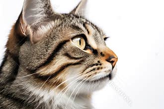 Cat photo realistic illustration - Generative AI.