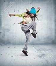 Young woman hip hop dancer