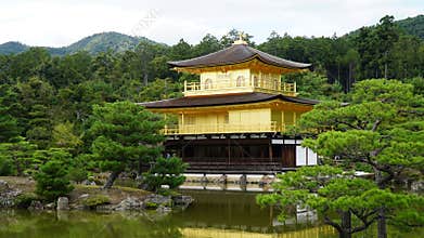 Golden Pavilion Temple (Kinkaku-ji), Kyoto, Japan